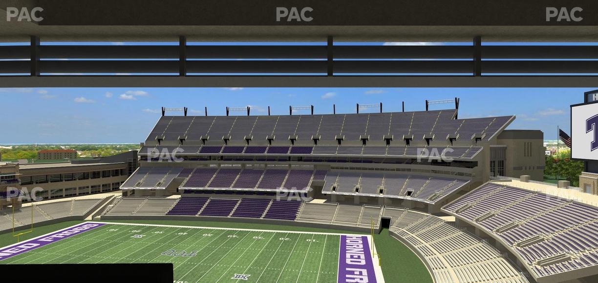 Amon G. Carter Stadium - Section Loge Box 325 Seat View