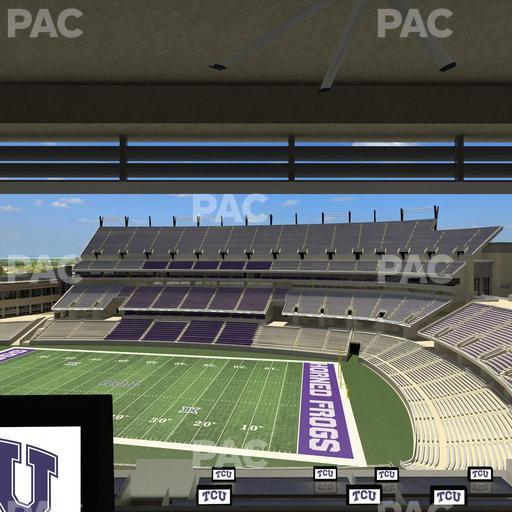 Amon G. Carter Stadium - Section Loge Box 325 Seat View