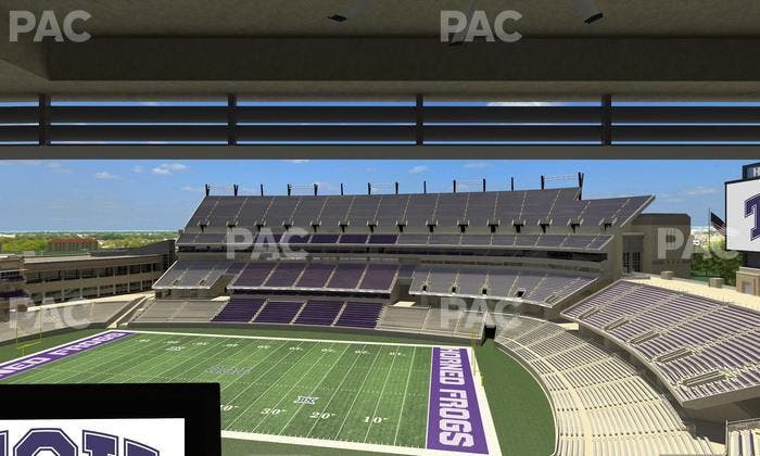 Amon G. Carter Stadium - Section Loge Box 325 Seat View