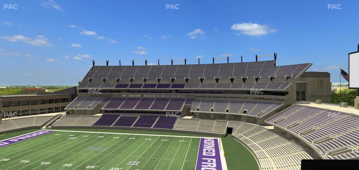 Amon G. Carter Stadium - Section Loge Box 325 Seat View