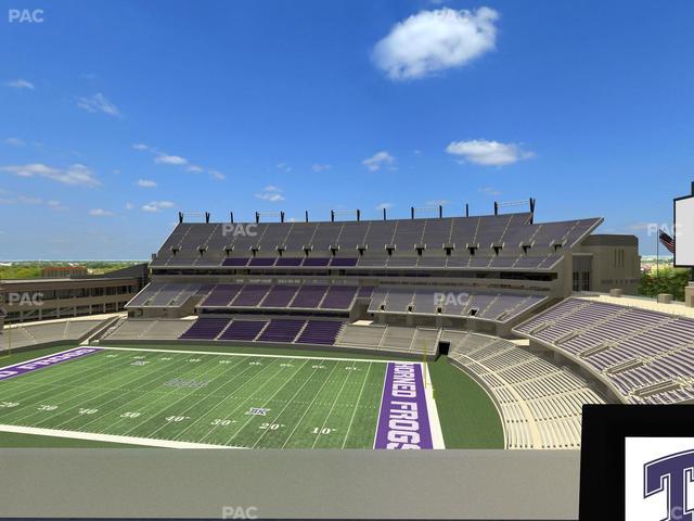 Amon G. Carter Stadium - Section Loge Box 325 Seat View