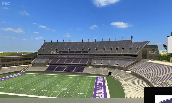 Amon G. Carter Stadium - Section Loge Box 325 Seat View