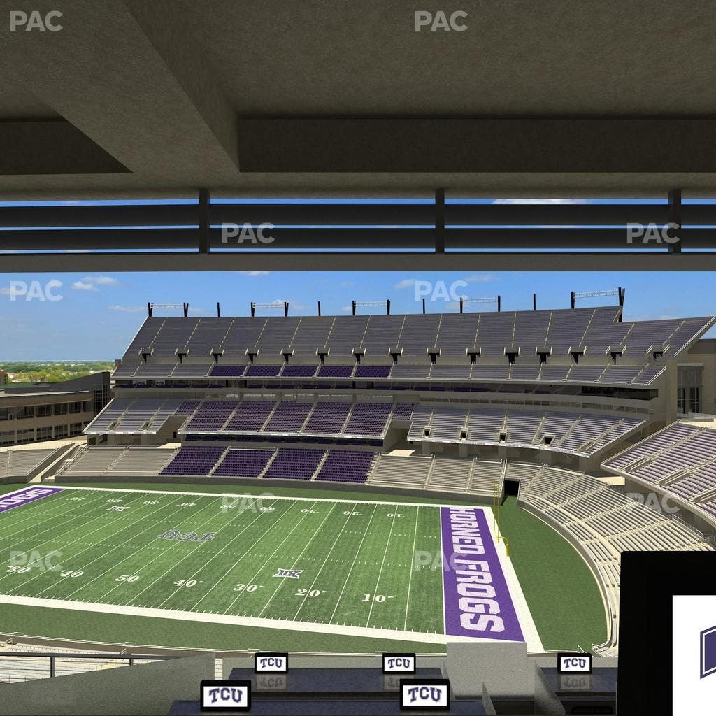 Amon G. Carter Stadium - Section Loge Box 326 Seat View