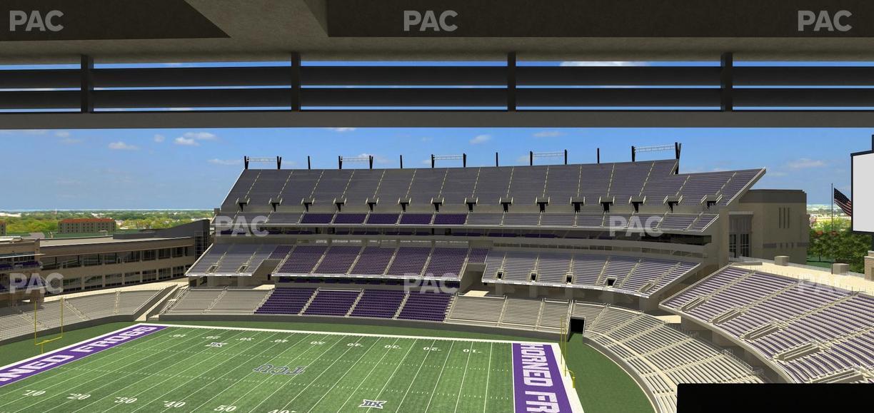 Amon G. Carter Stadium - Section Loge Box 326 Seat View