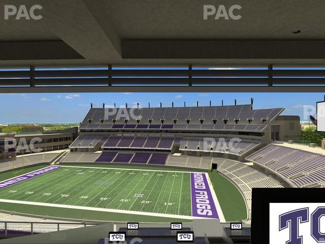 Amon G. Carter Stadium - Section Loge Box 326 Seat View Amon G. Carter Stadium - Section Loge Box 326 Seat View