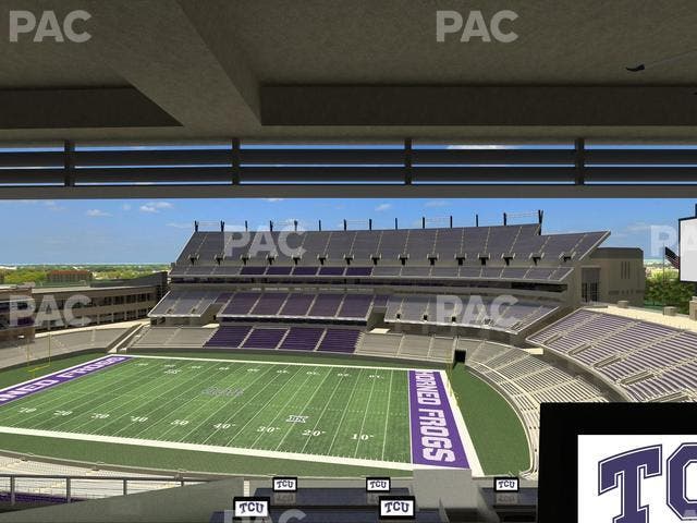 Amon G. Carter Stadium - Section Loge Box 326 Seat View