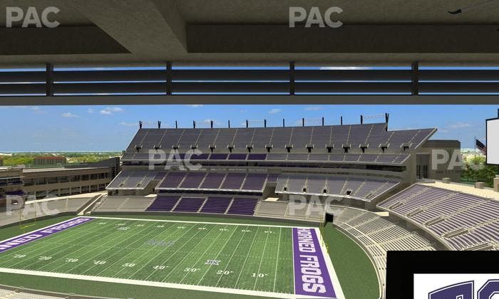 Amon G. Carter Stadium - Section Loge Box 326 Seat View