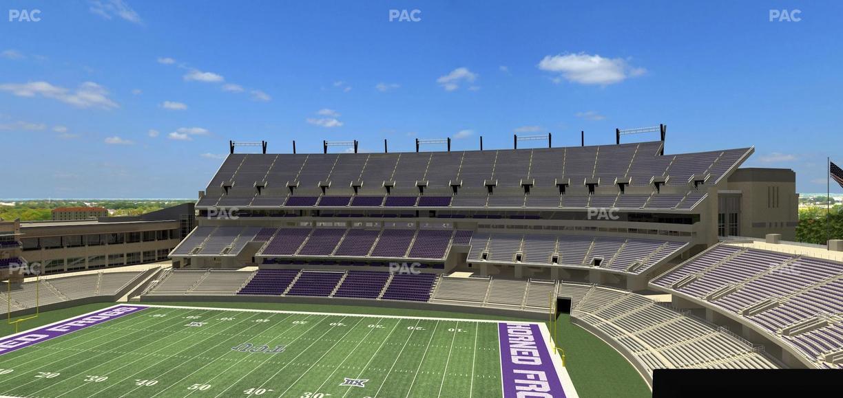 Amon G. Carter Stadium - Section Loge Box 326 Seat View