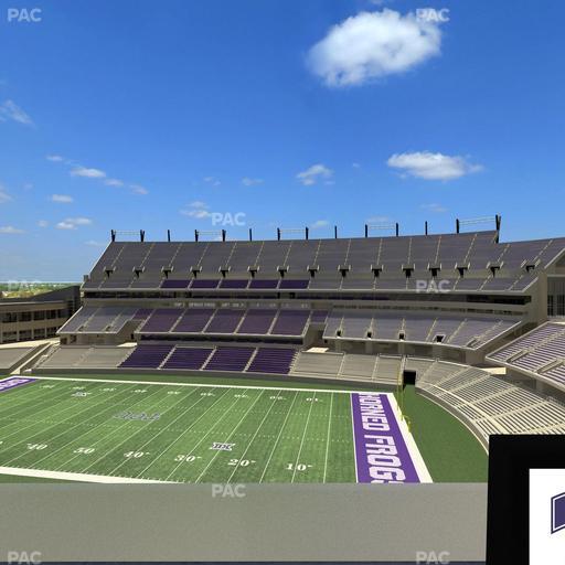 Amon G. Carter Stadium - Section Loge Box 326 Seat View