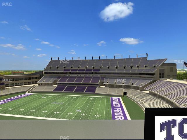 Amon G. Carter Stadium - Section Loge Box 326 Seat View