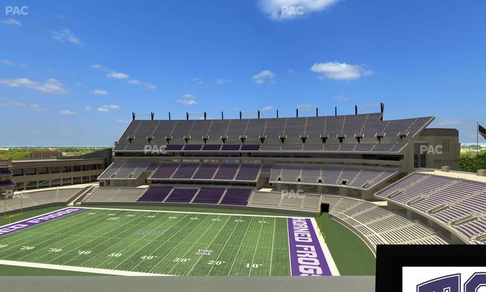 Amon G. Carter Stadium - Section Loge Box 326 Seat View
