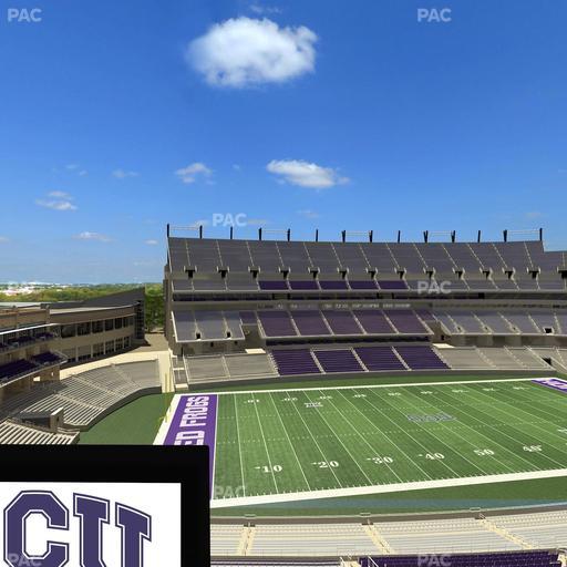 Amon G. Carter Stadium - Section Loge Box 335 Seat View