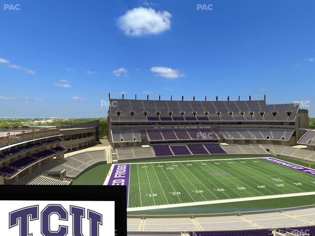 Amon G. Carter Stadium - Section Loge Box 335 Seat View