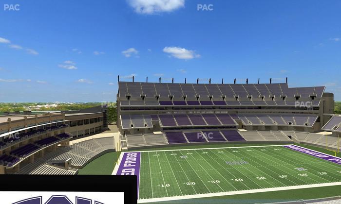 Amon G. Carter Stadium - Section Loge Box 335 Seat View