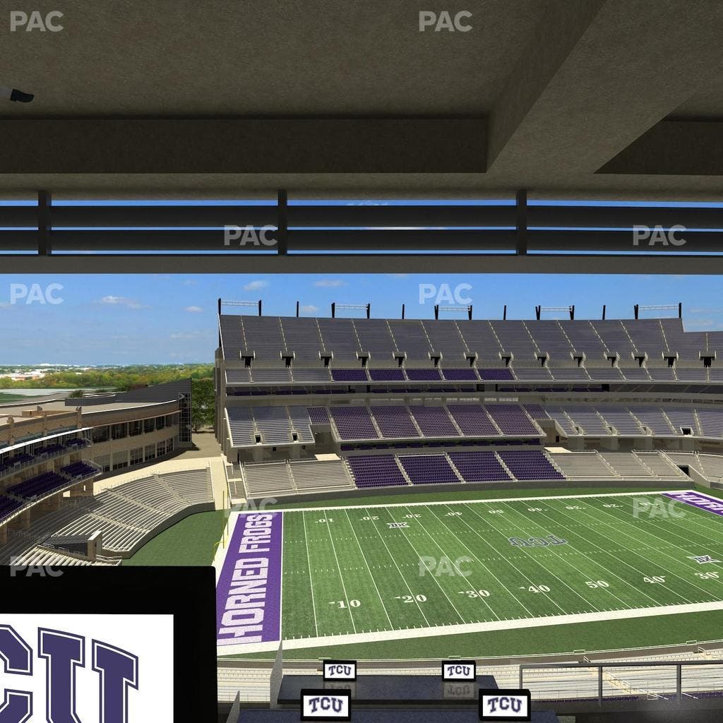 Amon G. Carter Stadium - Section Loge Box 335 Seat View