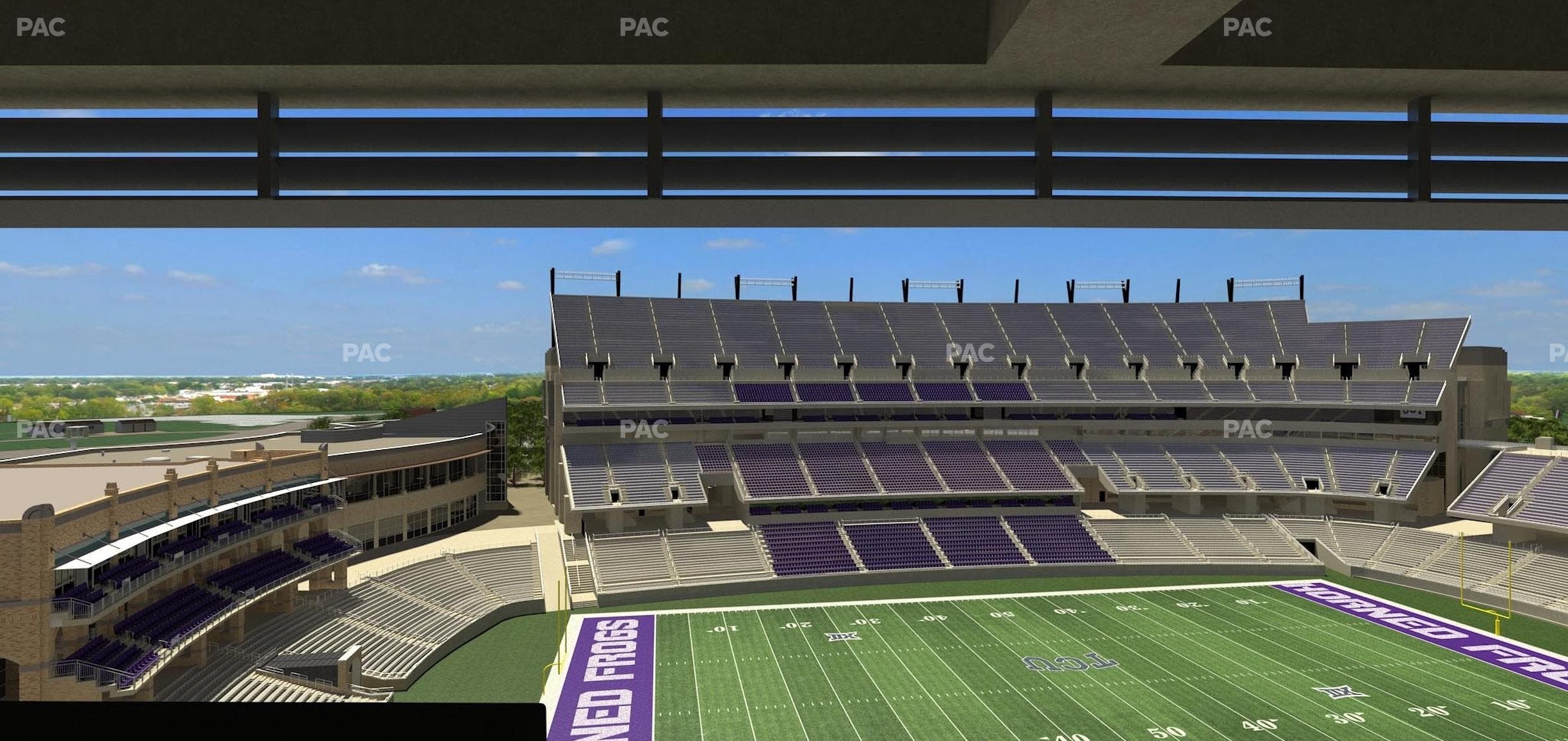 Amon G. Carter Stadium - Section Loge Box 335 Seat View