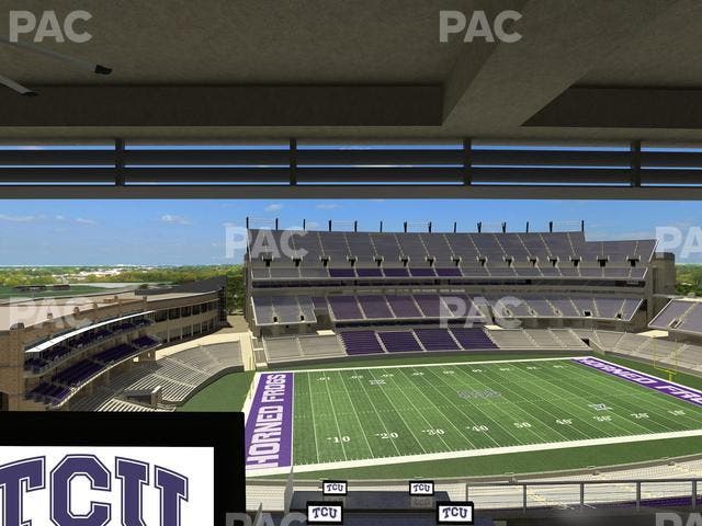 Amon G. Carter Stadium - Section Loge Box 335 Seat View