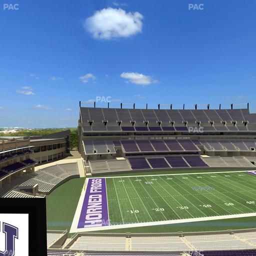 Amon G. Carter Stadium - Section Loge Box 336 Seat View