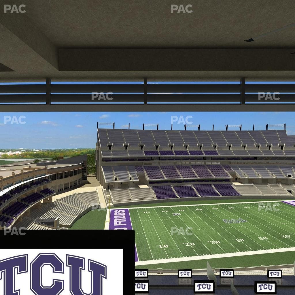 Amon G. Carter Stadium - Section Loge Box 336 Seat View