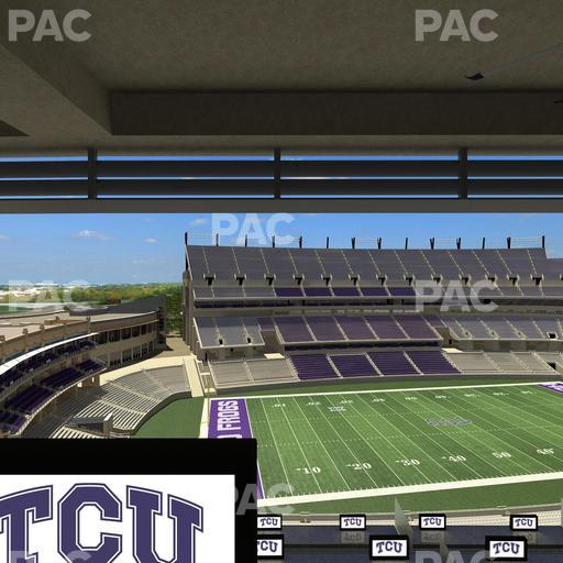 Amon G. Carter Stadium - Section Loge Box 336 Seat View