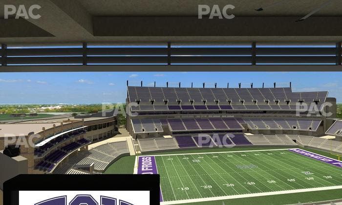 Amon G. Carter Stadium - Section Loge Box 336 Seat View
