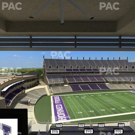 Amon G. Carter Stadium - Section Loge Box 337 Seat View