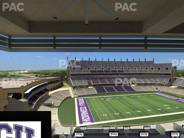 Amon G. Carter Stadium - Section Loge Box 337 Seat View Amon G. Carter Stadium - Section Loge Box 337 Seat View