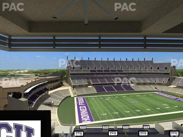 Amon G. Carter Stadium - Section Loge Box 337 Seat View