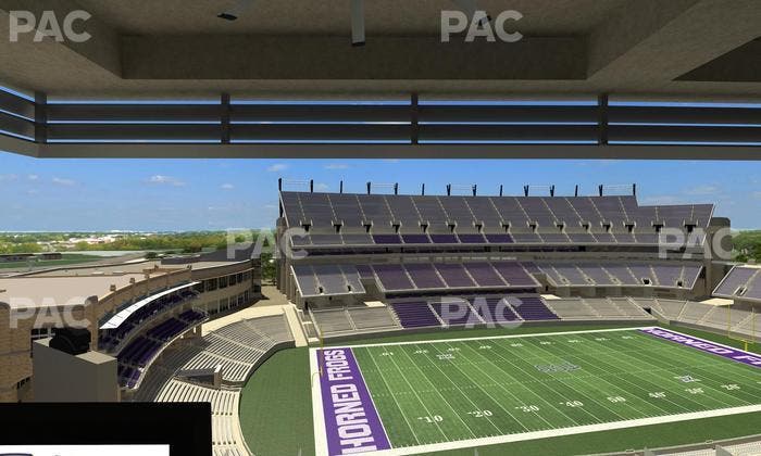 Amon G. Carter Stadium - Section Loge Box 337 Seat View