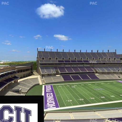 Amon G. Carter Stadium - Section Loge Box 337 Seat View
