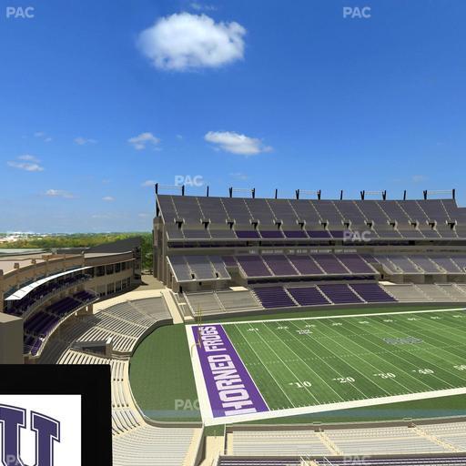 Amon G. Carter Stadium - Section Loge Box 338 Seat View