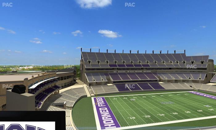 Amon G. Carter Stadium - Section Loge Box 338 Seat View