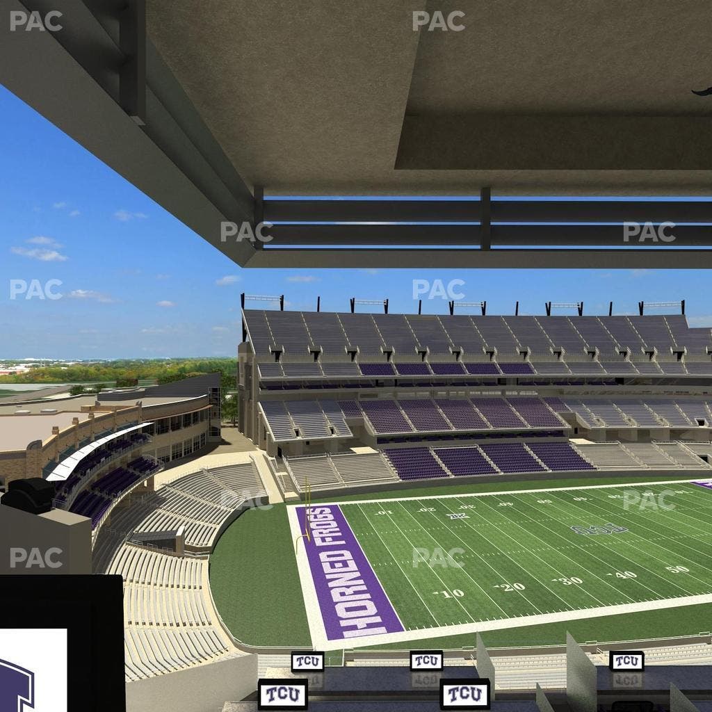 Amon G. Carter Stadium - Section Loge Box 338 Seat View