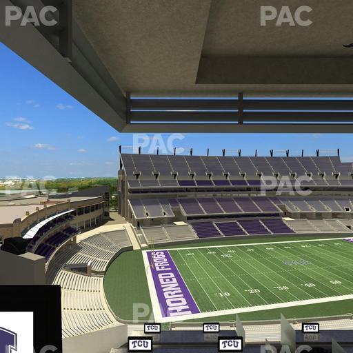 Amon G. Carter Stadium - Section Loge Box 338 Seat View