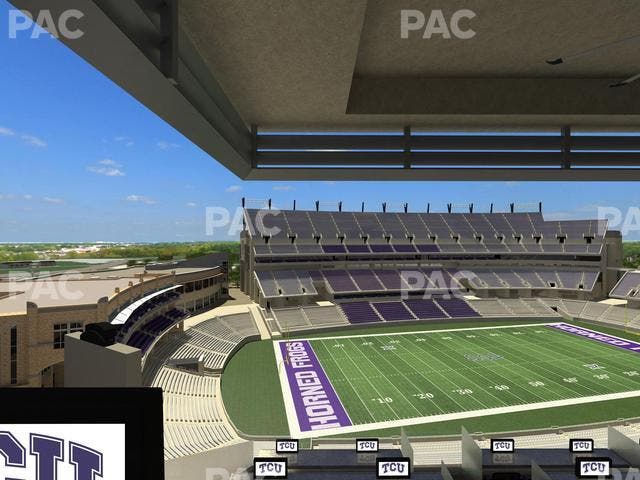 Amon G. Carter Stadium - Section Loge Box 338 Seat View
