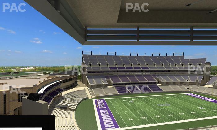 Amon G. Carter Stadium - Section Loge Box 338 Seat View