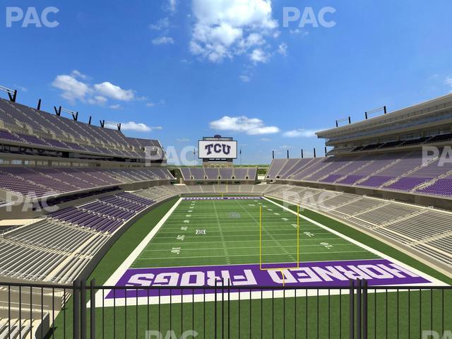 Amon G. Carter Stadium - Section South End Zone Suite 4 Seat View Amon G. Carter Stadium - Section South End Zone Suite 4 Seat View