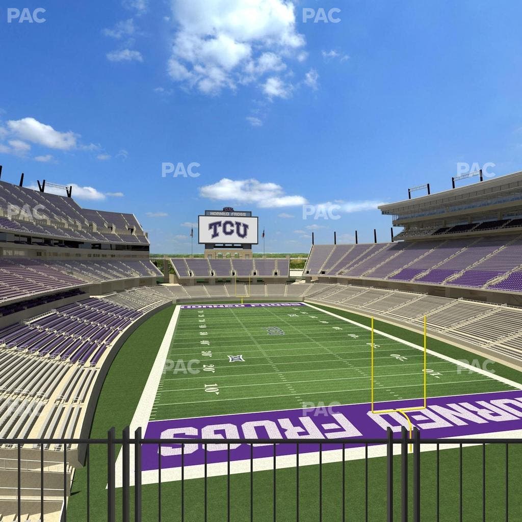 Amon G. Carter Stadium - Section South End Zone Suite 6 Seat View