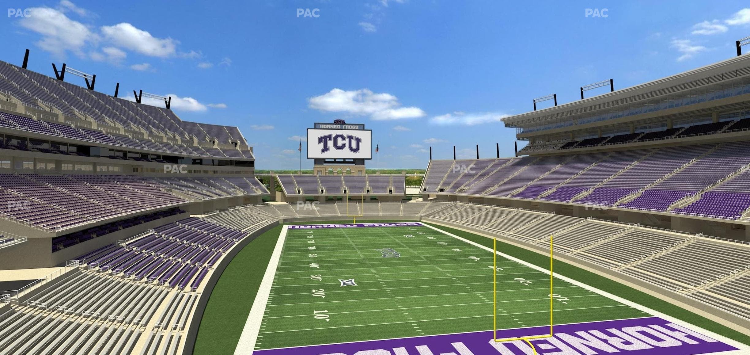 Amon G. Carter Stadium - Section South End Zone Suite 6 Seat View