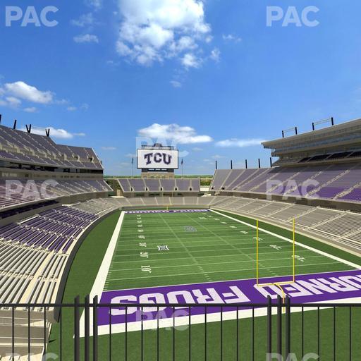 Amon G. Carter Stadium - Section South End Zone Suite 6 Seat View