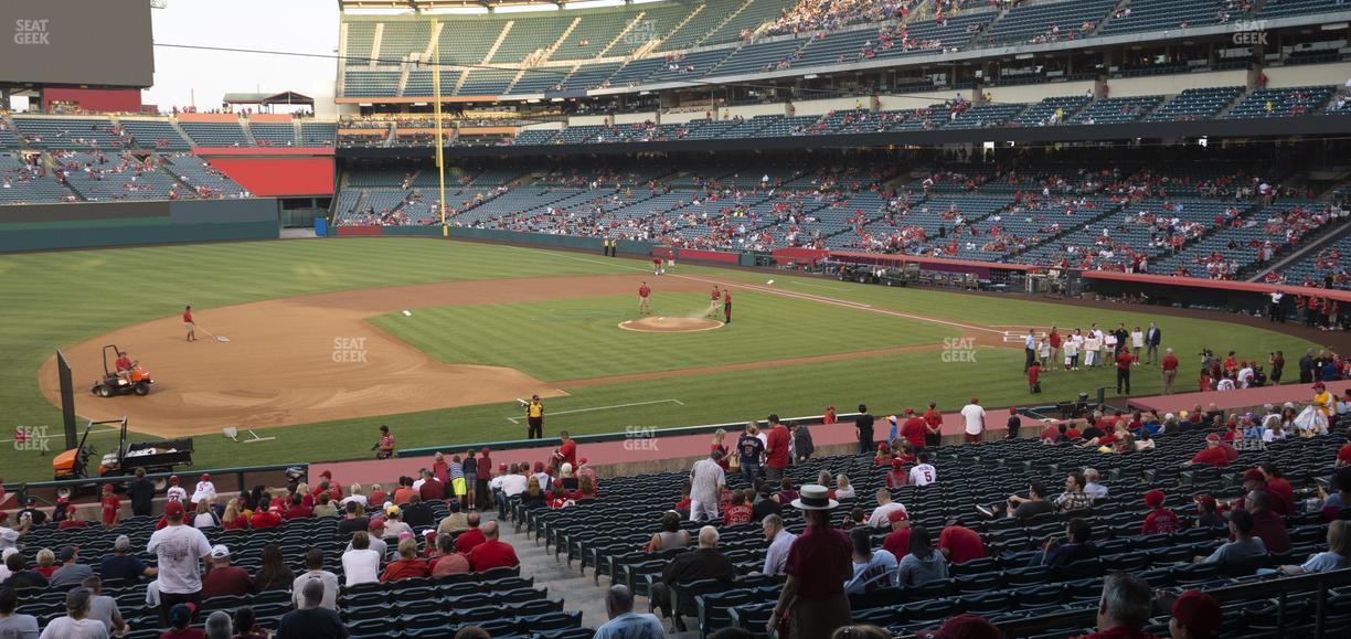 Angel Stadium - Section 210 Seat View