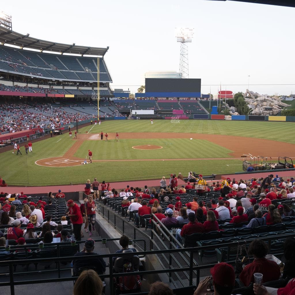 Angel Stadium - Section 222 Seat View