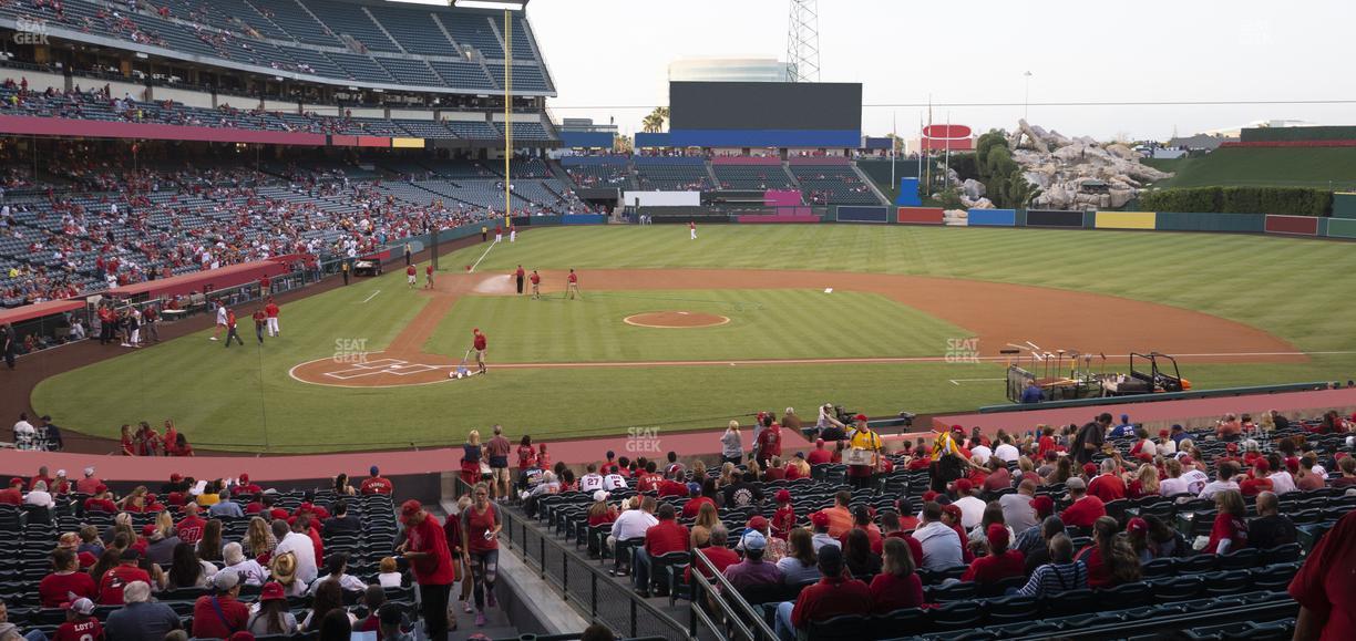 Angel Stadium - Section 222 Seat View