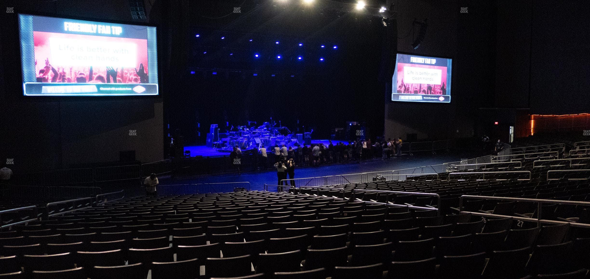 Arizona Financial Theatre - Section Main Floor Wc 6 Seat View