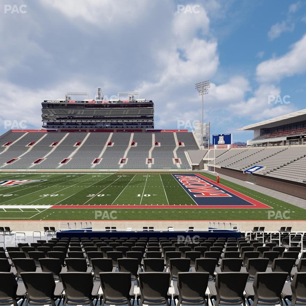 Arizona Stadium - Section 1 Seat View
