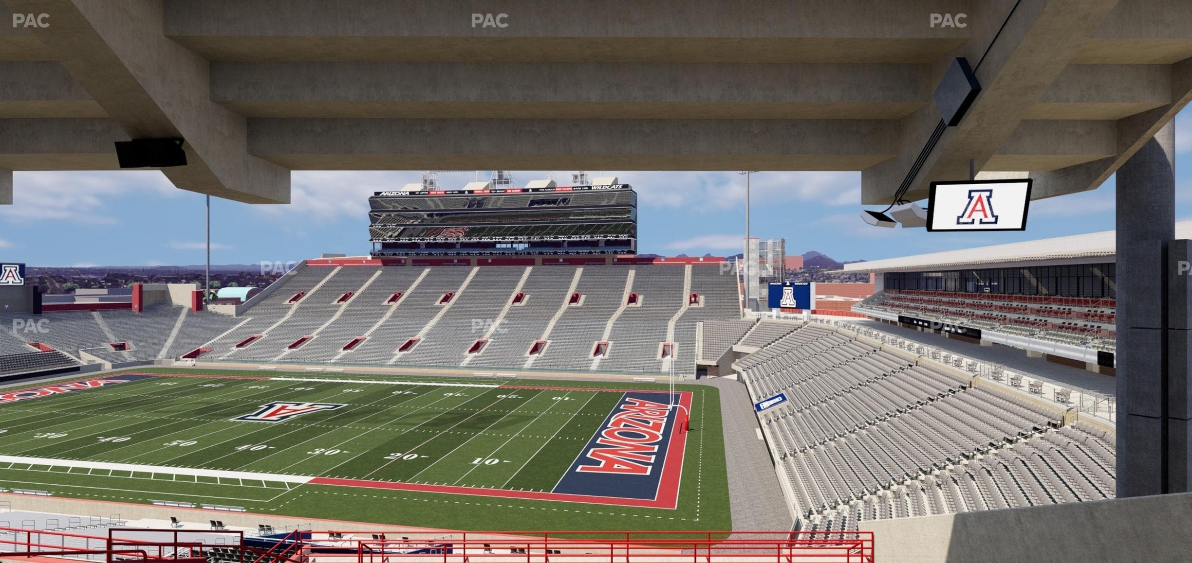 Arizona Stadium - Section 101 Seat View