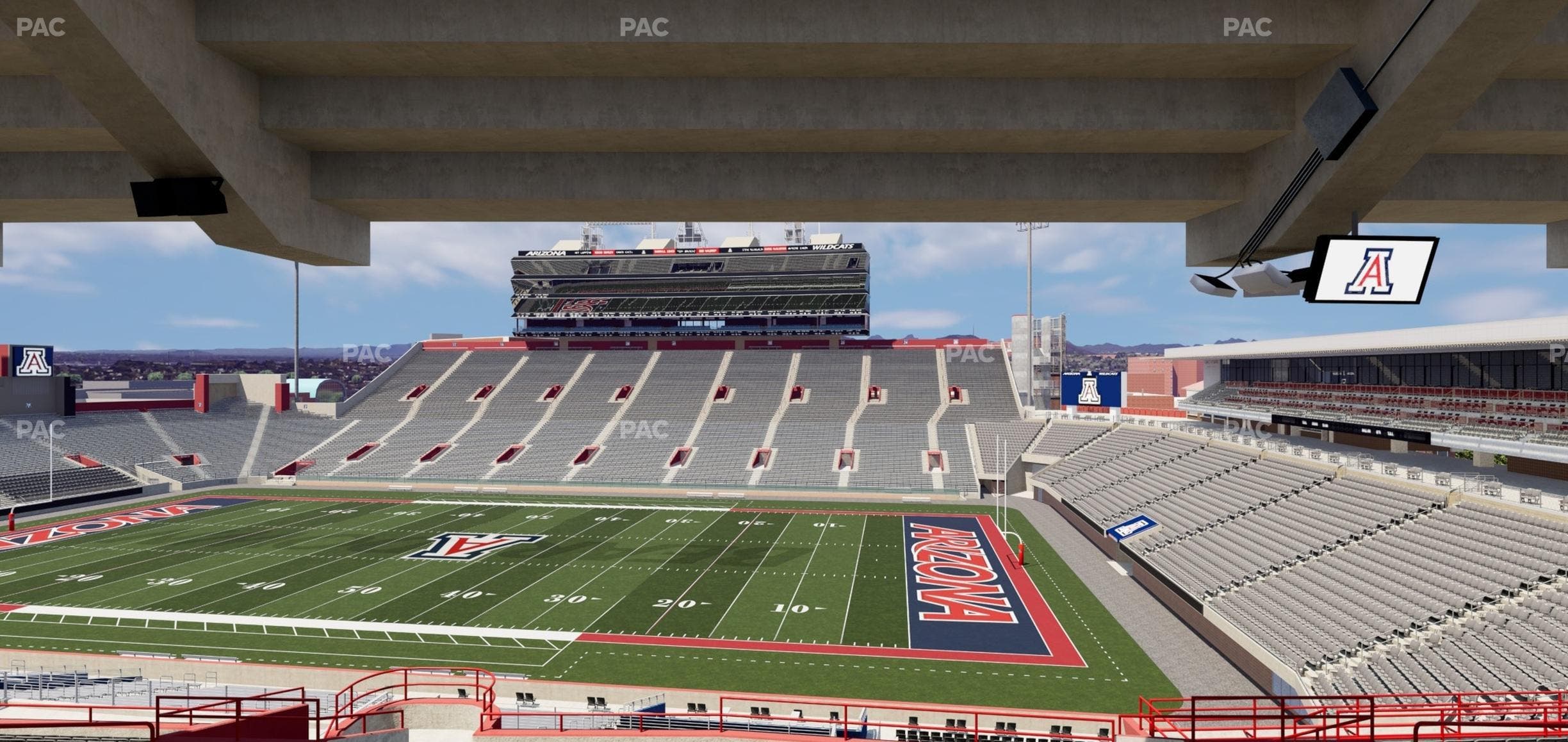 Arizona Stadium - Section 102 Seat View
