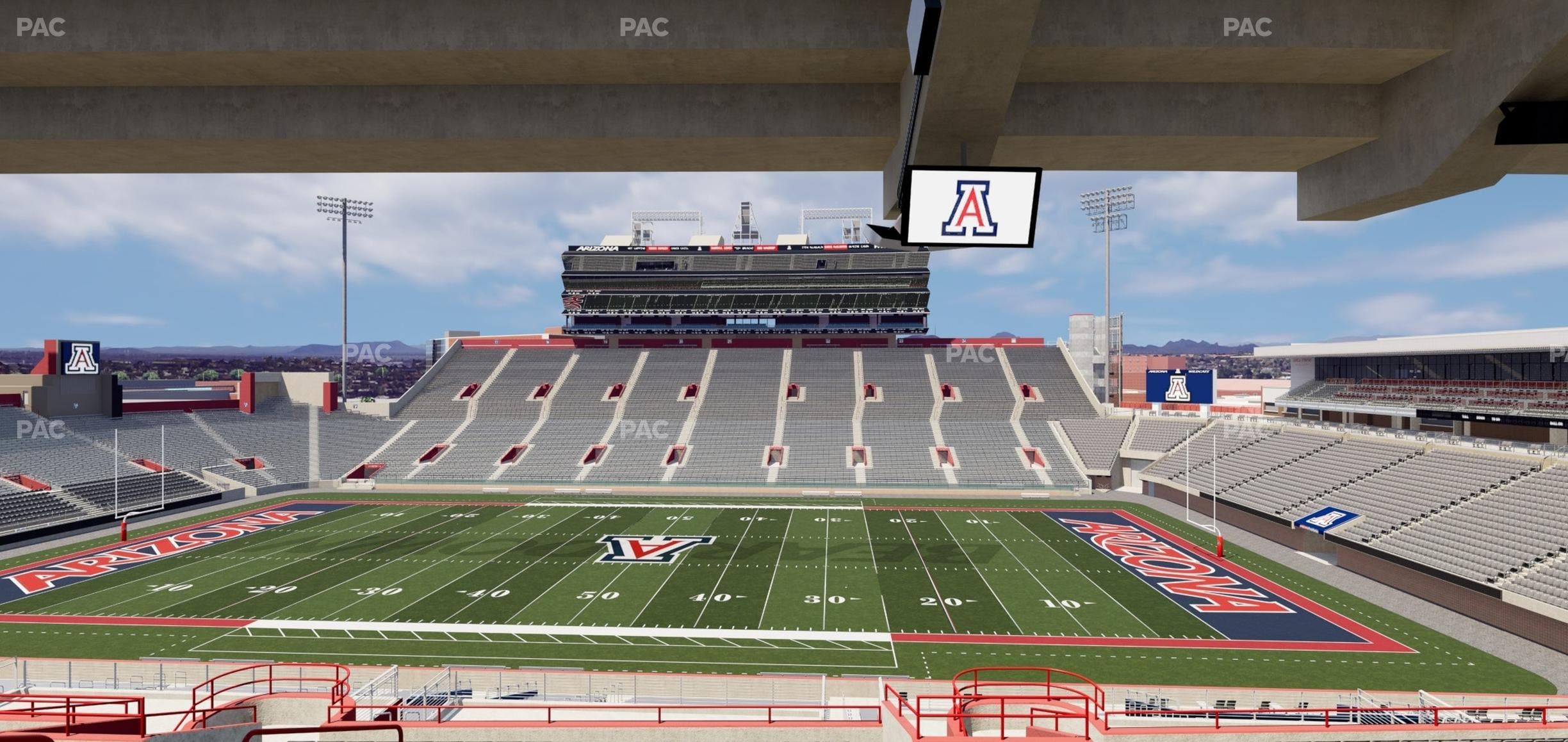 Arizona Stadium - Section 104 Seat View
