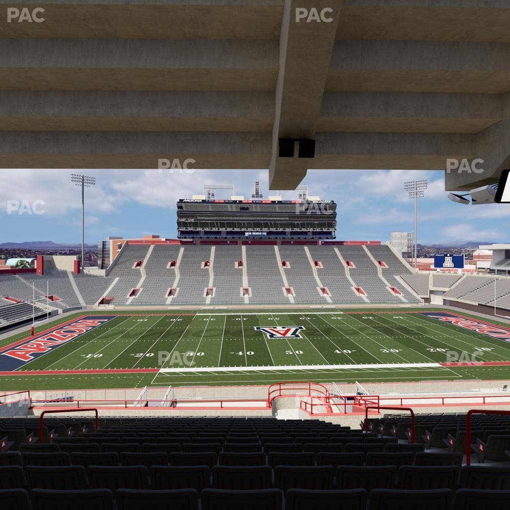 Arizona Stadium - Section 106 Seat View