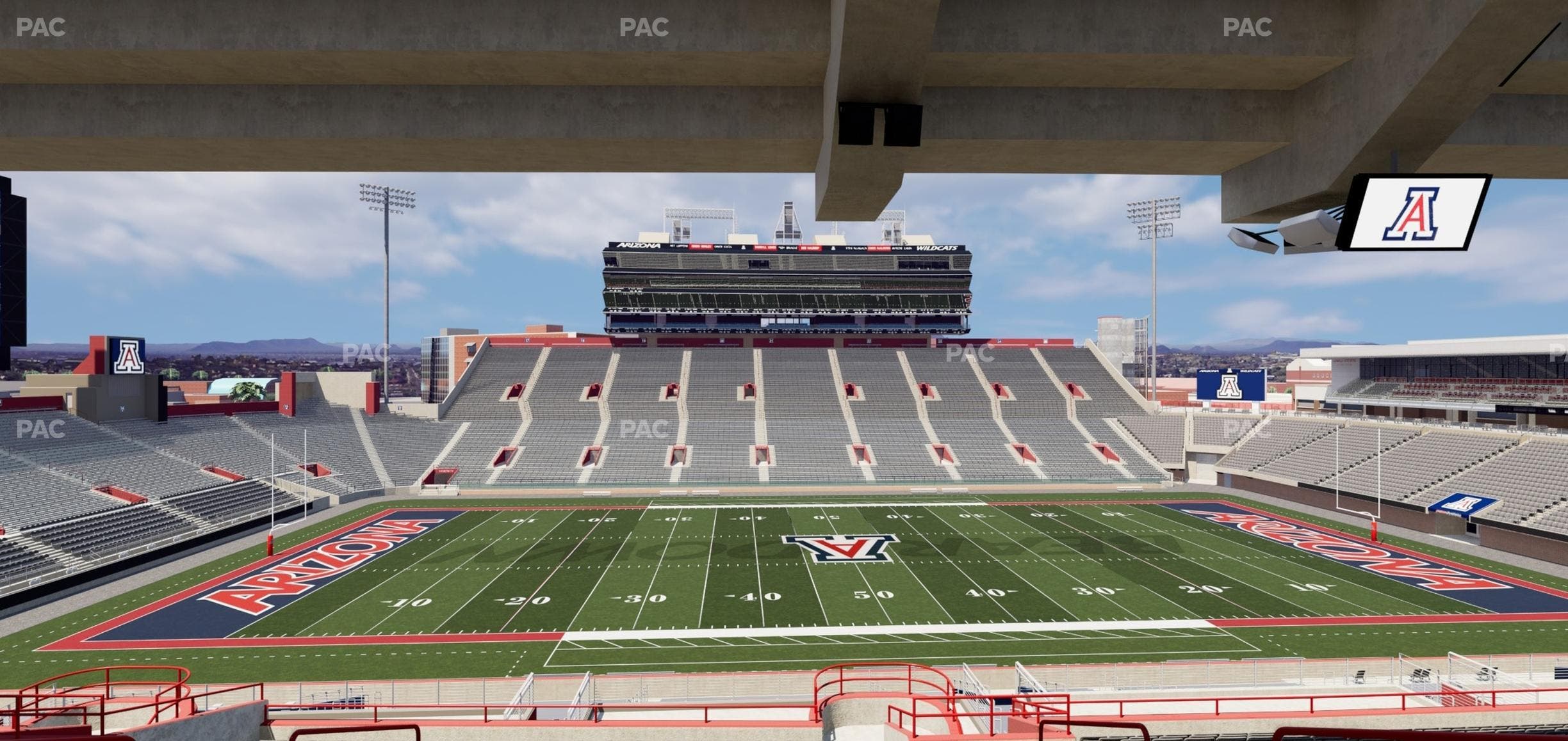 Arizona Stadium - Section 106 Seat View